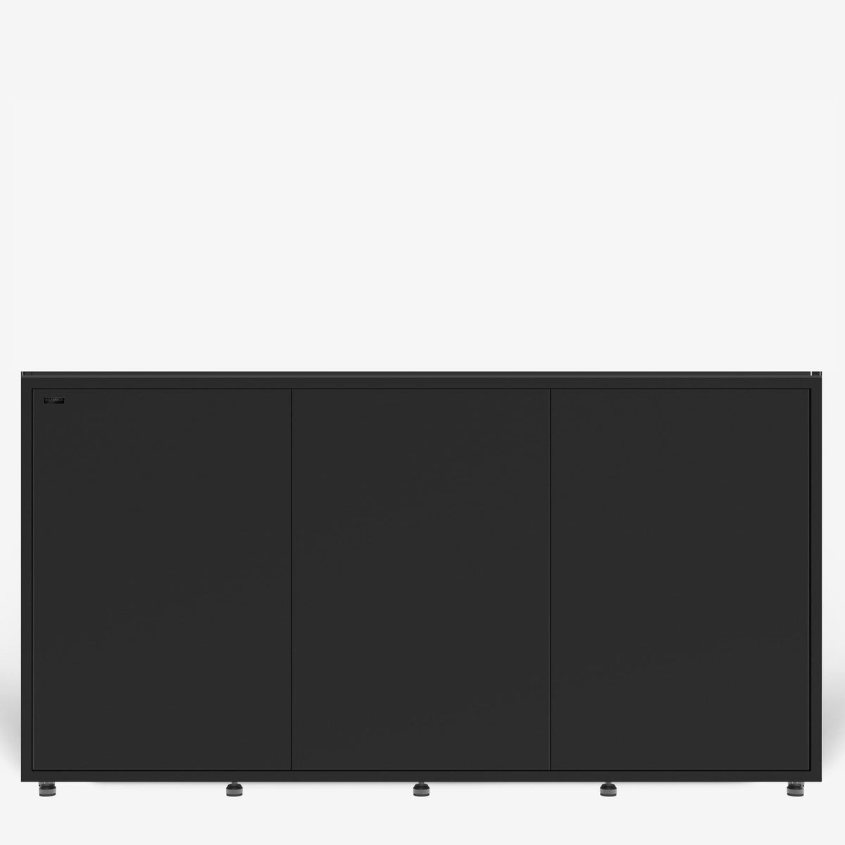 Pre-Assembled MarineShield 7225 Peninsula Cabinet w/ Glass Sump - Black